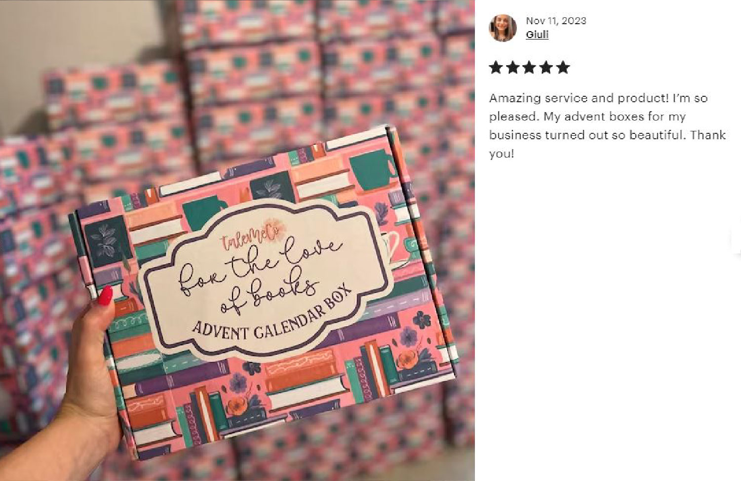 Pink and black vintage-style packaging for marketing campaign
